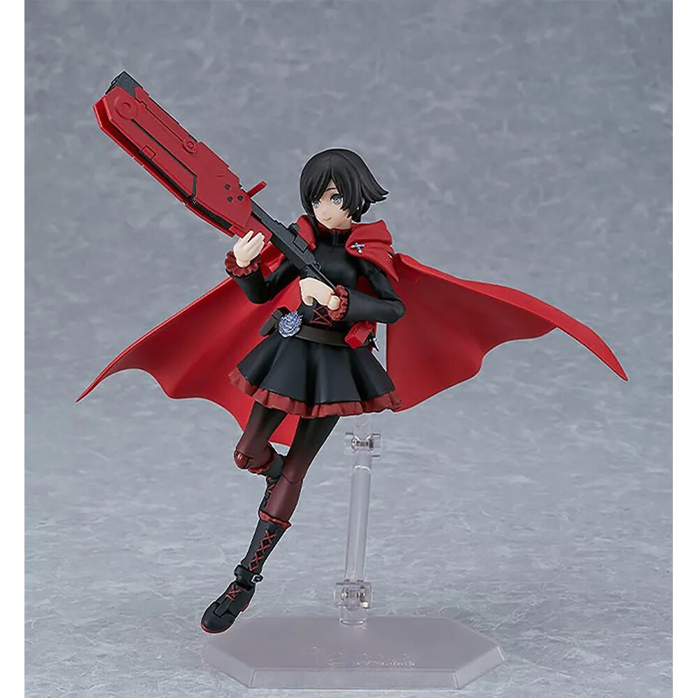 Max Factory Figma Rwby Ice Queendom Ruby Rose Anime Figure Figurine Toys Collectible Doll Gift for Fans