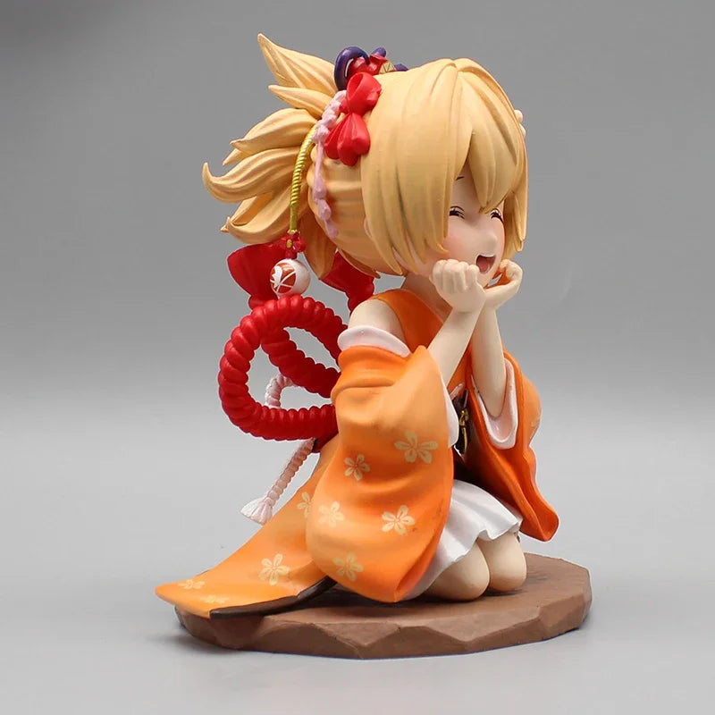 Game Genshin Impact Figures Yae Miko Naganohara Yoimiya Ganyu Cute Action Figures PVC Model Collection Toys Decoration Gifts