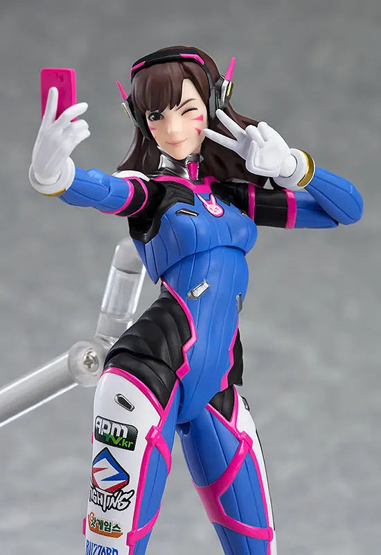 GSC figma OVERWATCH D.Va Hana Song Official Genuine Figure Character Model Anime Gift Collection Model Toy Christmas Action Doll