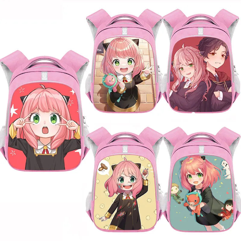 Mochila Anime SPY x FAMILY para niñas escolares, mochila para estudiantes y adolescentes, mochilas de Camping para mujeres, mochila de viaje para ordenador portátil