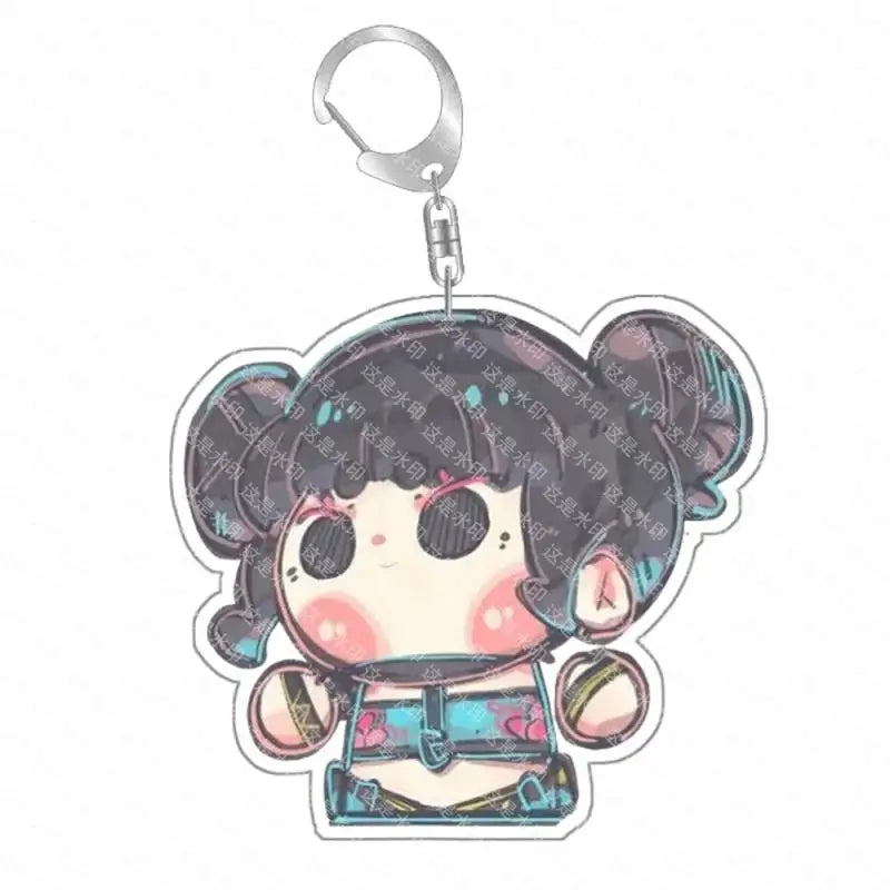 Anime Classics Game Collection Toy K-Pop Demon Hunters Preorder Huntr-x Keychain - Fan Art Self Made Acrylic Charm Gift