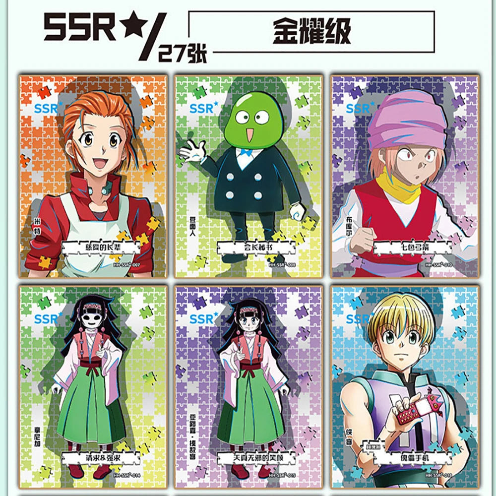 Genuine Full-time Hunter Card Anime Character Gon Freecss Board Game SSP SP Rare Limited Edition Collectible Card Christmas Gift