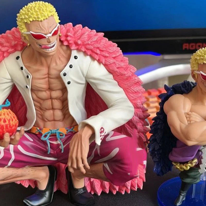 Anime One Piece Figure Donquixote Doflamingo Action Figure One Piece Shichibukai Hen 16cm PVC Collection Model Doll Gifts Toys