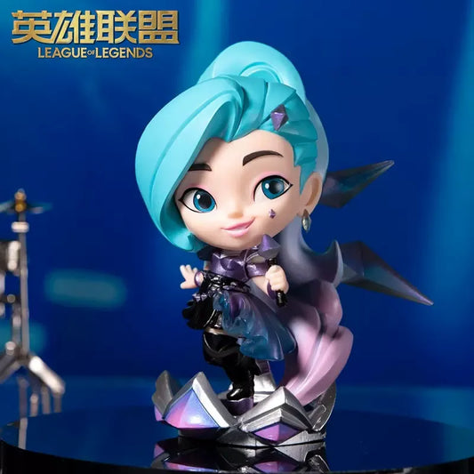 LoL Seraphine K/DA  Anime Figurine League of Legends Authentic Game Periphery The Small-sized Sculpture Model