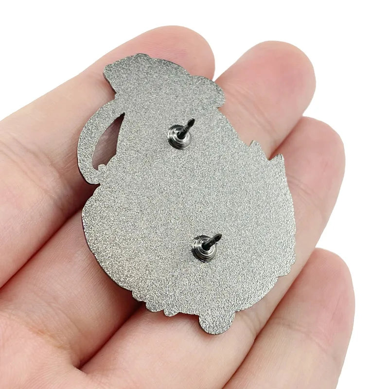 Anime Fullmetal Alchemist Alphonse Elric and Cat Cute Cartoon Metal Alloy Enamel Clothes Bag Hat Lapel Badge Brooch Pin