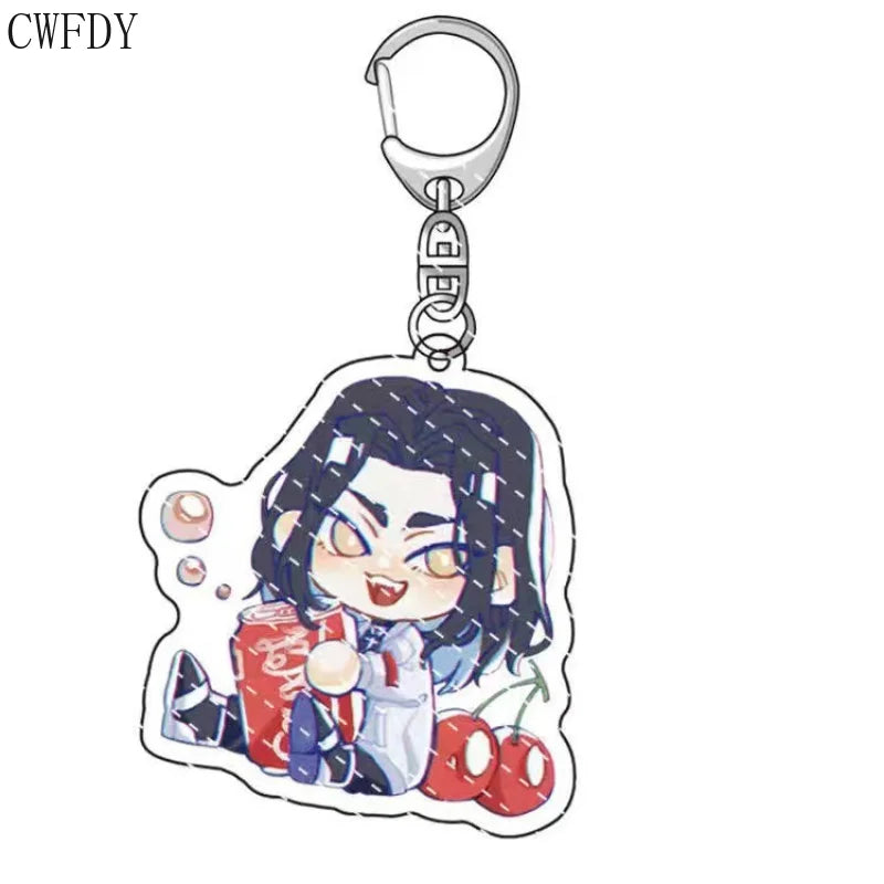 Tokyo Revengers Anime Tokyo Avengers Cosplay Keychain Manjiro Ken Takemichi Hinata Atsushi Chibi Kawaii Chaveio Birthday Gifts