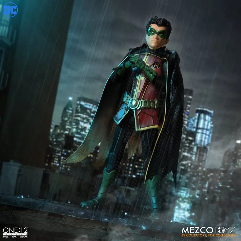 In Stock Mezco ONE:12 DC Batman Robin 1/12 Anime Action Figures Toys Models Collector