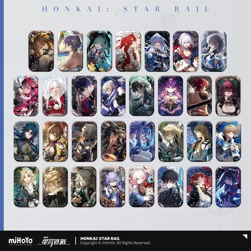 Sunsyea Honkai Star Rail Official Merch miHoYo Original Authentic Light Cone Series Badge Dan Heng Himeko Jing Yuan Seele