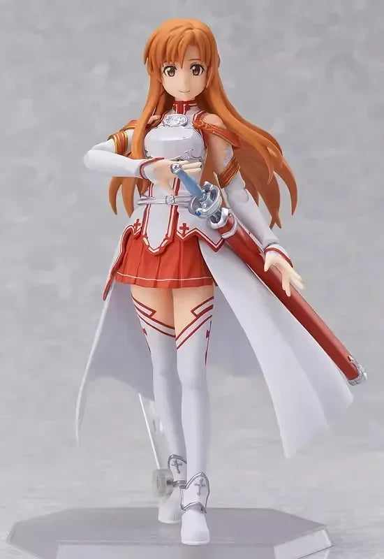 Sword Art Online Anime Figure Kirito Yuuki Asuna Kiriko Action Figurine Statue 13cm Decoration Collection Kid Toys Birthday Gift