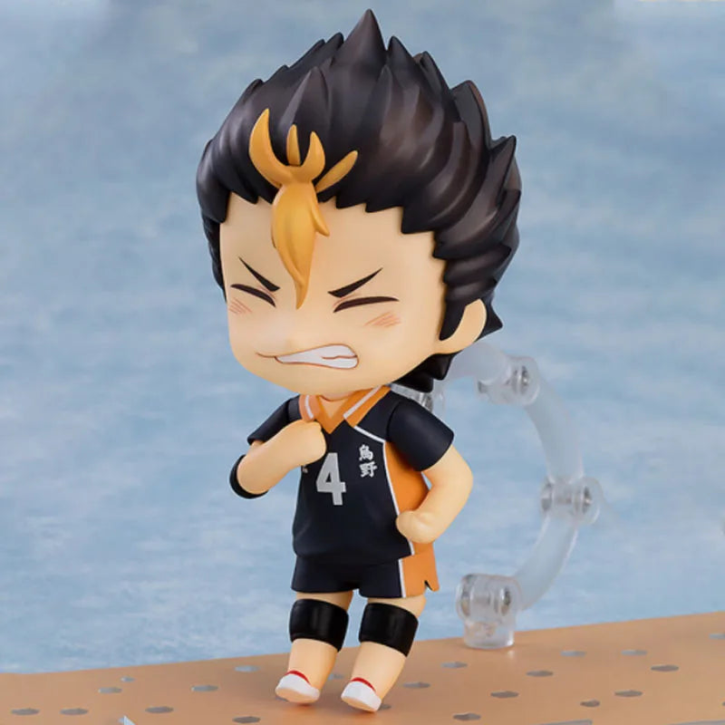 GSC Nendoroid Original Haikyuu!! 1591 592 Yu Nishinoya Joints Movable Kawaii Anime Action Figures Toys for Boys Girls Kids Gift