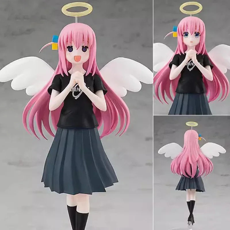 Anime Dolls Bocchi The Rock Manga Figurine Angel Gotoh Hitori Figure Kawaii Girls Model PVC Collection Decoration Room Toys Gift