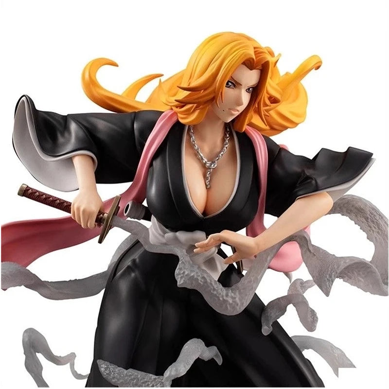 In Stock Genuine MegaHouse Bleach Matsumoto Rangiku 24cm Collectible Figures Model Toys Wholesale Ornament Decor Doll Gift