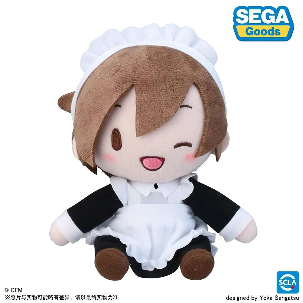 IN Stock Original Genuine SEGA VOCALOID Hatsune Miku MEIKO KAITO Maid Mini Plush Toys Doll Cartoon Collectible Model 16CM