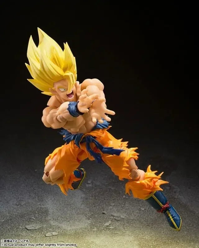 In Stock Bandai S.H.Figuarts Shf Super Saiyan Son Goku The Legendary Action Figure Collectible Toy Gift