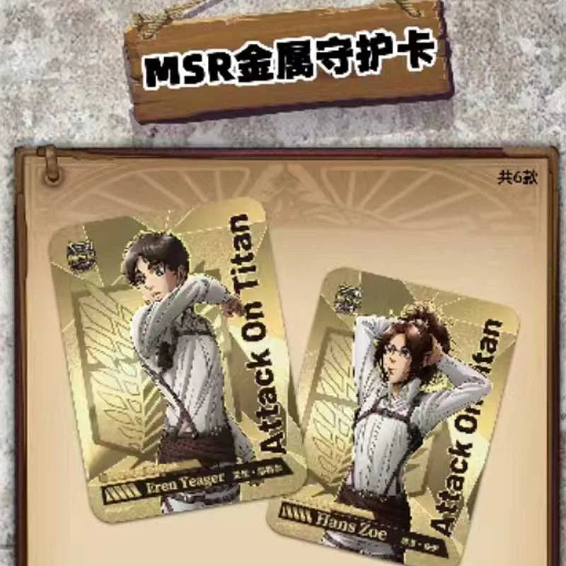 Wholesales Attack On Titan Collection Cards Booster Box Original Game Board Games For Children Trading Anime Acg Cards