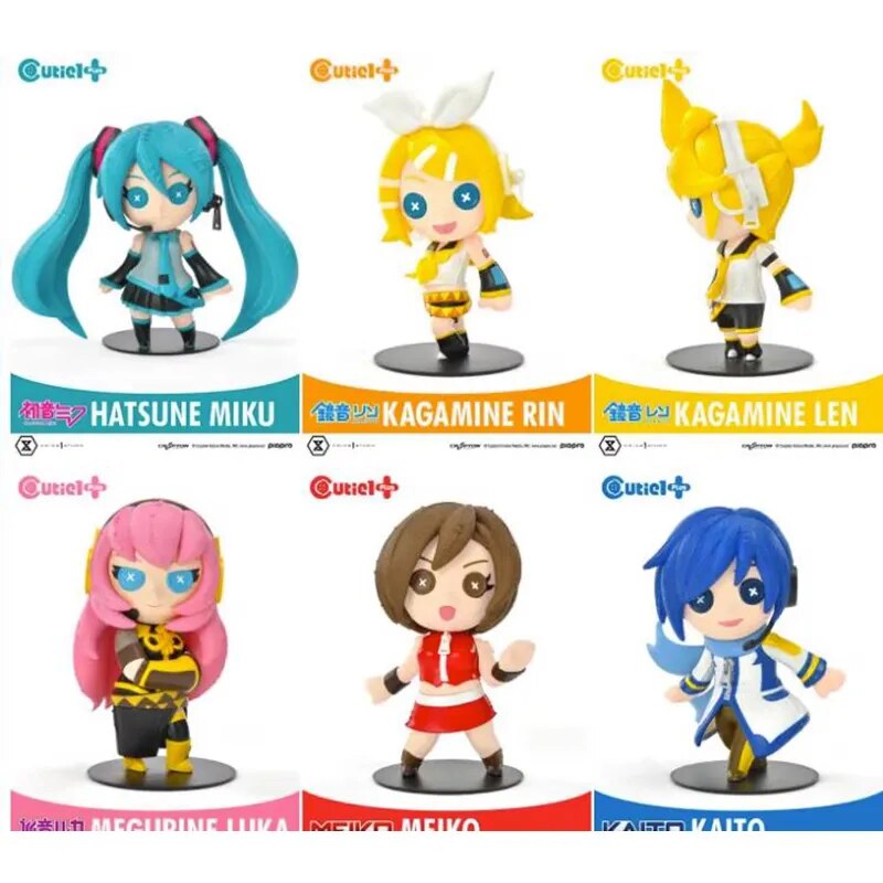 En Stock Original Prime 1 Studio Cutie1 Hatsune Miku Kagamine Len Megurine Luka PVC acción Anime figuras en miniatura de juguete muñeca regalo