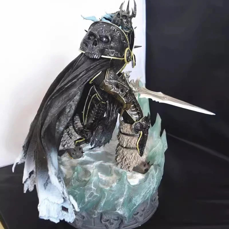 World Of Warcraft Anime Figure Lich King Alsace Action Figures Model Collection Light Lich King Hdnamde Room Ornament Boy Gifts