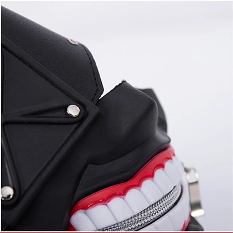 Máscara de Tokyo Ghoul Kaneki Ken, máscaras de Anime, disfraces de goma para Halloween, accesorios de máscara