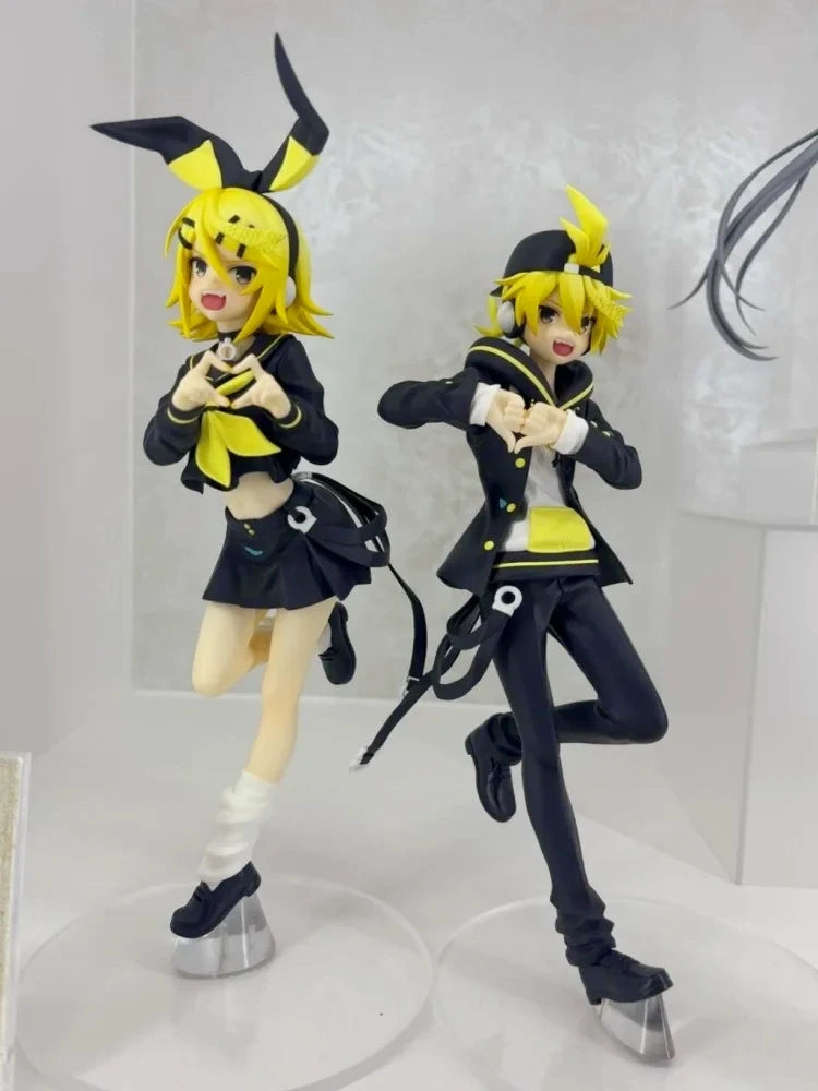 Kawaii Genuine Gsc Pop Up Parade Kagamine Len Rin Action Figure Pvc Collectible Model Garage Kit Dolls Statuette Ornament Gift