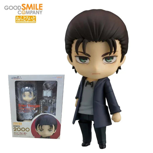 GSC Good Smile NENDOROID 2000 Eren Yeager Attack on Titan The Final Season PVC Action Figure Anime Model Toys Collection Gift