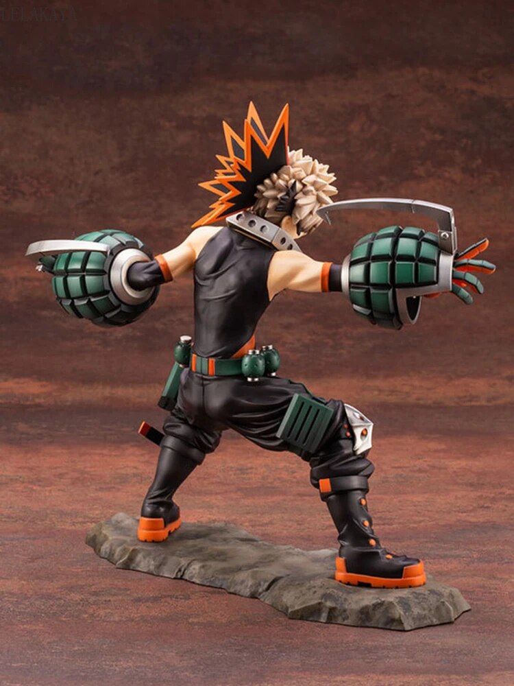 Anime 22,5 cm My Hero Academia Bakugo Katsuki ARTFX J estatua escala 1/8 PVC colección de figuras de acción modelo juguetes muñeca envío gratis