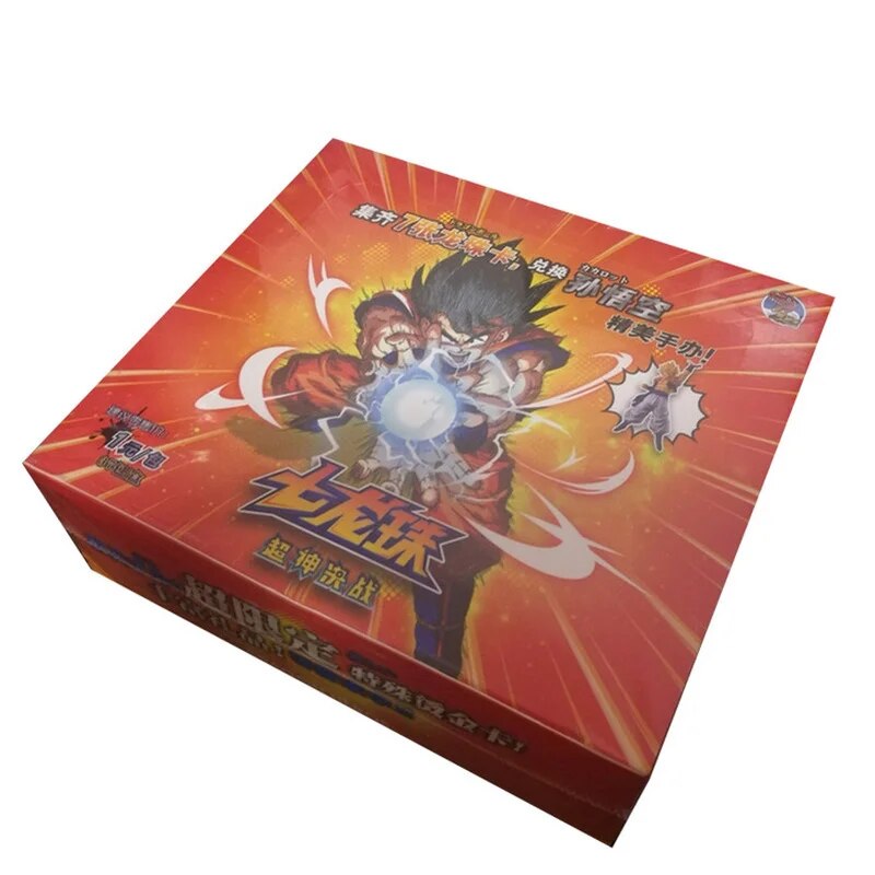 Juego de cartas Original de DRAGON BALL NARUTO, colección de cartas de Anime Flashs Son Goku 3D brillante Super Z, cartas de tablero de batalla, juguete de regalo de ANIME