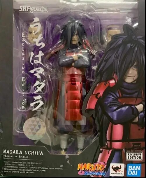 Original Shf Naruto Uzumaki Sasuke Madara Uchiha Sakura Haruno Kakashi Hatake Action Figure Model Toys Anime Figura Gift