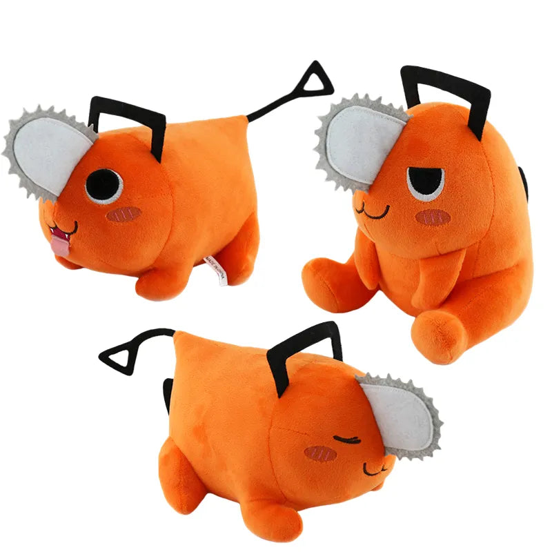 New Chainsaw Man Pochita Cosplay Cute Anime Plush Doll Key Chain Stuffed Pendant Plush Toys Keychains for Kids Christmas Gifts