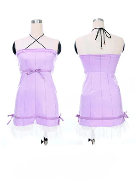 Anime Vocaloid 3 Yuzuki Yukari Cosplay uniforme chaqueta abrigo + vestido disfraces de Halloween para mujeres y niñas