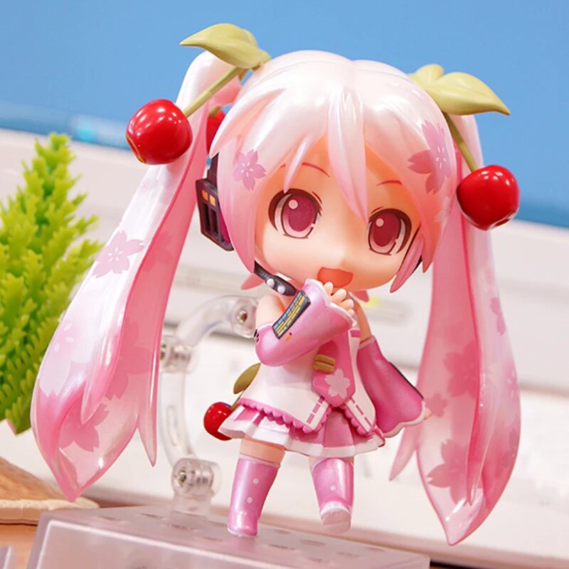 10cm Anime Hatsune Miku Action Figure Sakura Miku 274 Kagamine Rin 189 Kagamine Len 190 PVC Model Toys Vocaloid Gift Doll Toys