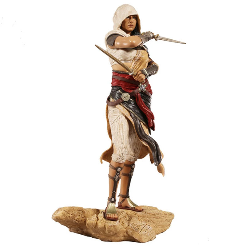 Assassin's Creed Character Aya & Bayek High Quality PVC Statue Action Figure Model Toys 28CM