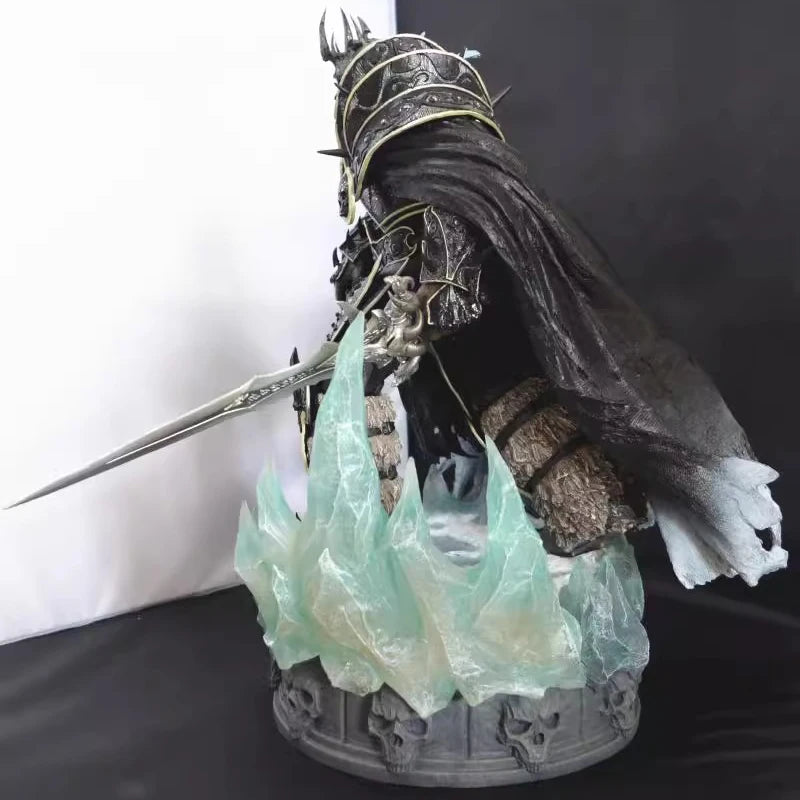 World Of Warcraft Anime Figure Lich King Alsace Action Figures Model Collection Light Lich King Hdnamde Room Ornament Boy Gifts