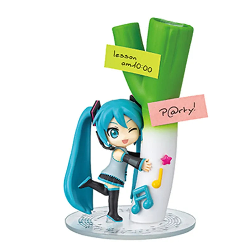 Hatsune Miku Rement-caja ciega para fiesta en el escritorio, figura de Anime bonita, caja misteriosa Kagamine Len Megurine Luka Kaito Meiko, regalos de navidad