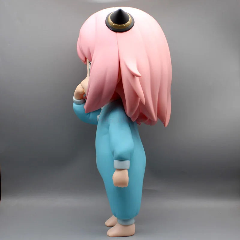 48cm Spy Family Figure Anya Forger Anime Figure Pajama Kawaii Girl Oversized Model Collection Anime Figurines Doll Kid Gift Toy