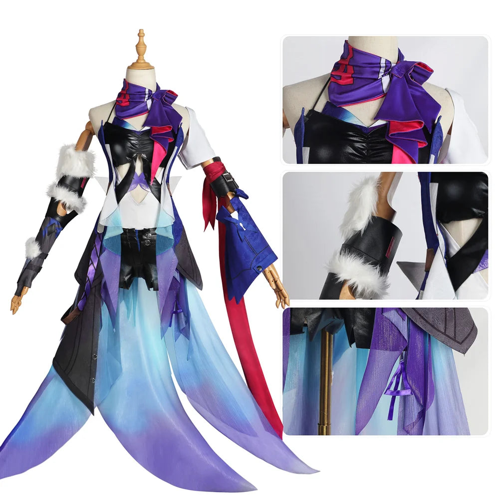 Game Honkai Star Rail Seele Cosplay Costume Woman Anime Clothes