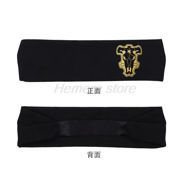 Anime Black Clover Emperor Logo Headband Asta Magic Knight Cosplay Headwear Costume Emblem Props Gift Accessories