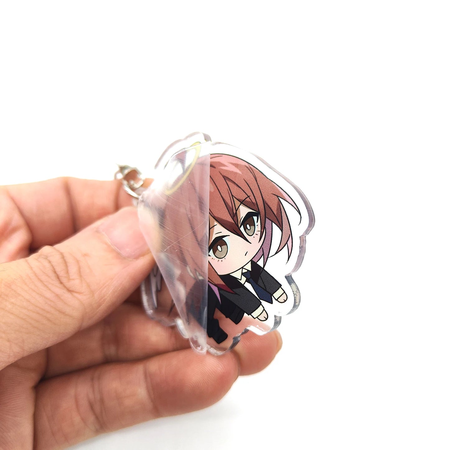 Anime keychain chainsaw man Denji Makima Pochita Power Model Cute Acrylic Stand Model Plate Desk Decor Standing for Friend Gifts