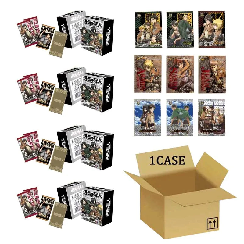 Wholesales Attack On Titan Collection Cards Booster Box Original Game Board Games For Children Trading Anime Acg Cards