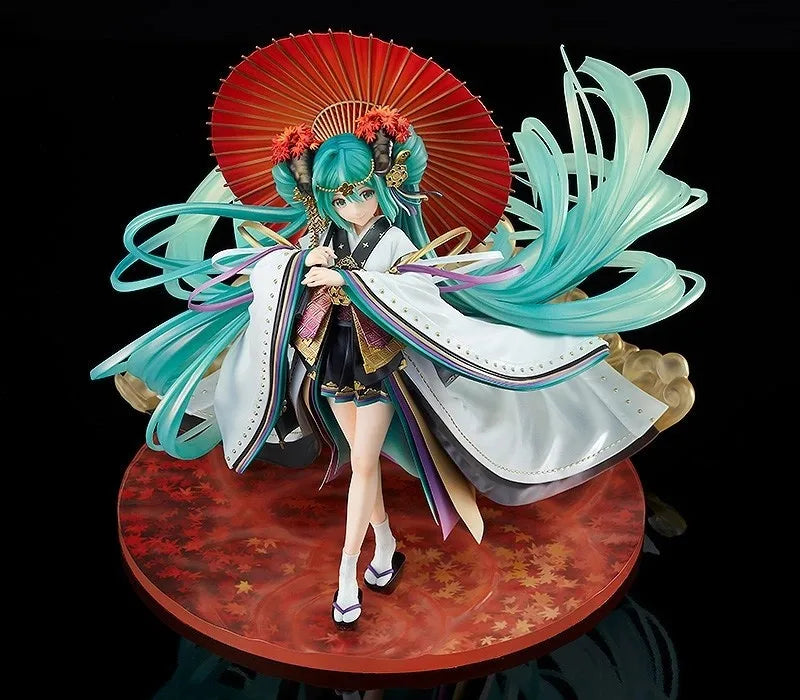 In Stock Original GSC VOCALOID Hatsune Miku Land of the Eternal PVC Anime Figure Action Figures Model Toys