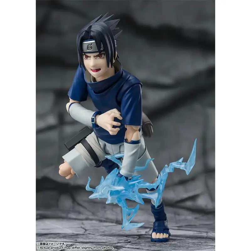 Original Bandai S.H.Figuarts SHF Uzumaki Naruto The No.1 Most Unpredictable Ninja Uchiha Sasuke Genius Ninja Of Uchiha Model