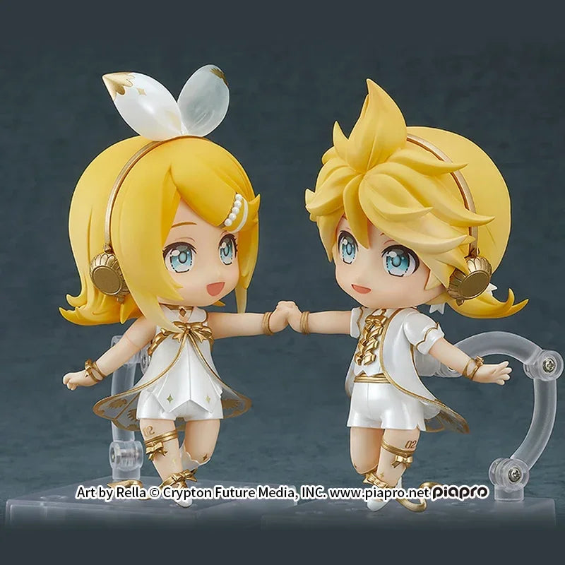 GSC Original Nendoroid Hatsune Miku Anime Figure Kagamine Rin/Len Ver 2022 Action Figure Toys For Boys Girls Kids Birthday Gifts