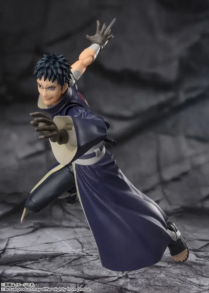 In Stock Bandai S.H.Figuarts Shf Naruto Shippuden Obito Uchiha Action Figure Collectible Toy Gift