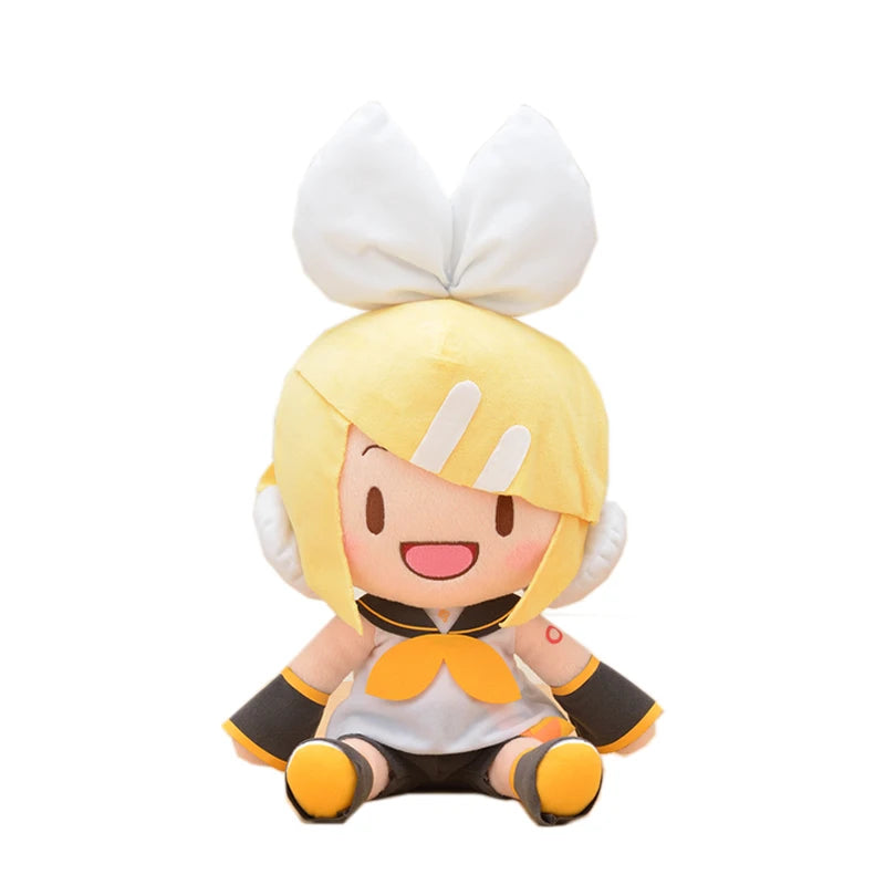 20-30cm Anime Original Plush Cartoon Hatsune Miku Plush Toys Kawaii Vocaloid Kagamine Len Kagamine Rin Plush Toy Collection Gift