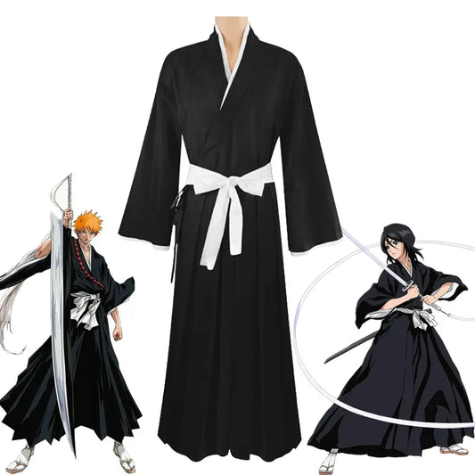 Cosplay Full Outfit Costumes Bleach Rukia Kurosaki Ichigo Die Pa Soul Society Shinigami Kimono Thousand-Year Blood War