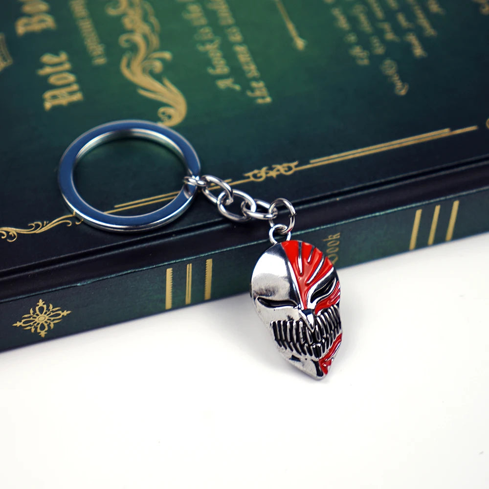 Anime Bleach Keychain Kurosaki Ichigo Key Chain Keyring Keychains for Men Women Anime Accessories Car Key Ring Pendant llaveros