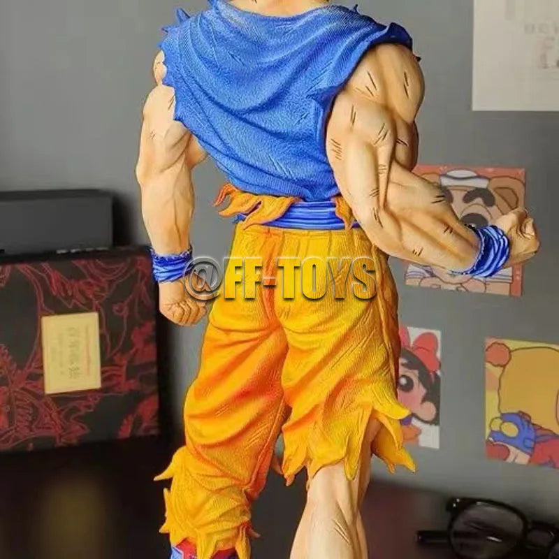 43CM Dragon Ball Z Figure Majin Vegeta Son Goku Namek Figurine Action Figures GK Statue Collection Model Toys for Children Gifts