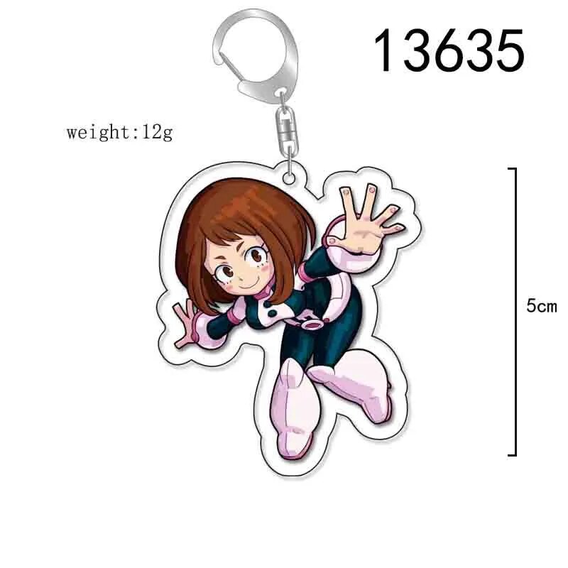 My Hero Academia Anime Figure Shouto Izuku Katsuki All Might Eijirou Ochako Tsuyu Denki Tomura 5cm Acrylic Keychain Pendant