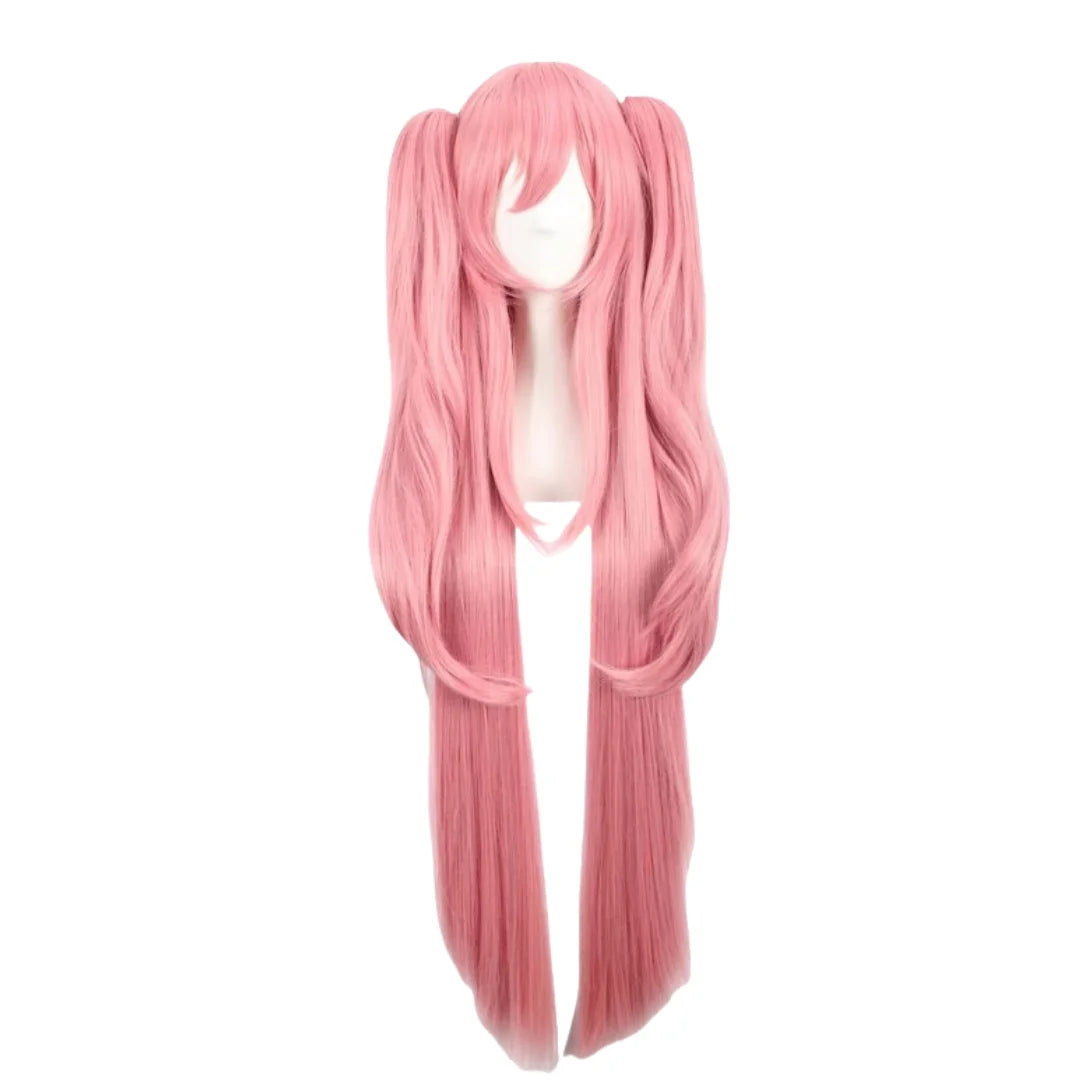 Anime Megurine Luka Cosplay Costume Wig Set