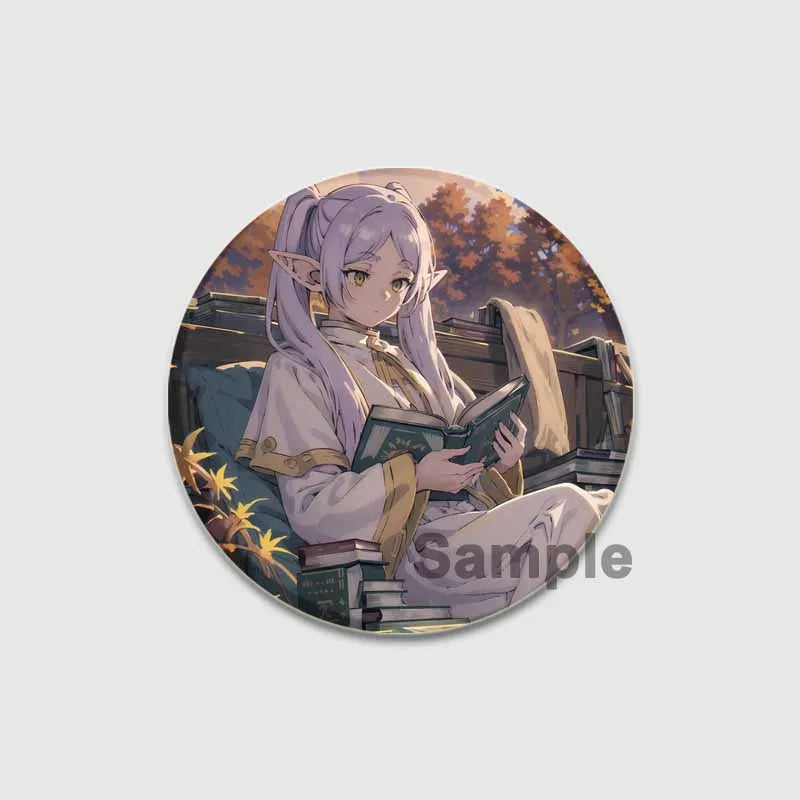 Anime Frieren Beyond Journey's End Button Pins Cartoon Badge Round DIY Creative Brooches for Backpack Jewelry Accessories Gifts