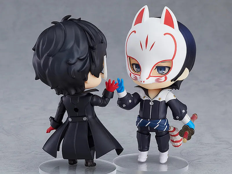 In Stock Original PERSONA 5 Nendoroid Joker 989 PVC Navi Yusuke Kitagawa Skull Panther Anime Action Figure 10cm GSC Toys Doll